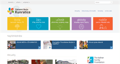 Desktop Screenshot of moodle.zskunratice.cz